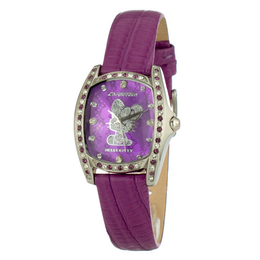 Chronotech Purple Leather Watch $149.00 Chronotech Luzworld