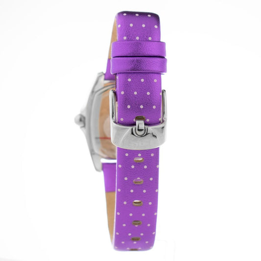 Chronotech Purple Leather Watch $172.00 Chronotech Luzworld