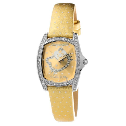 Chronotech Gold Leather Watch $149.00 Chronotech Luzworld