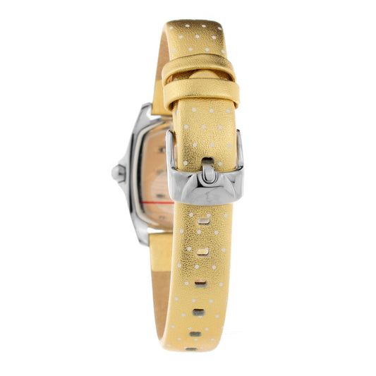 Chronotech Gold Leather Watch $149.00 Chronotech Luzworld
