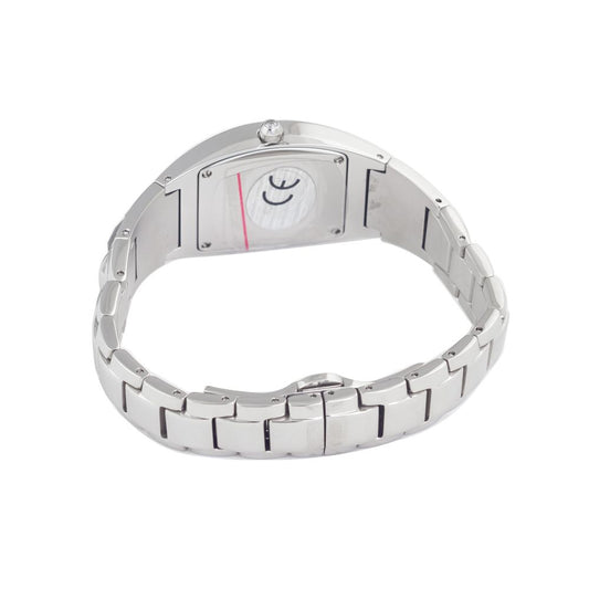 Chronotech Silver Stainless Steel Watch $210.00 Chronotech Luzworld