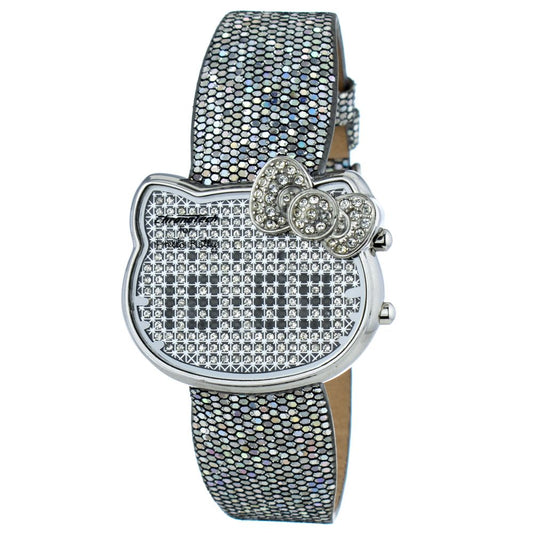 Chronotech Silver Leather Watch $165.00 Chronotech Luzworld