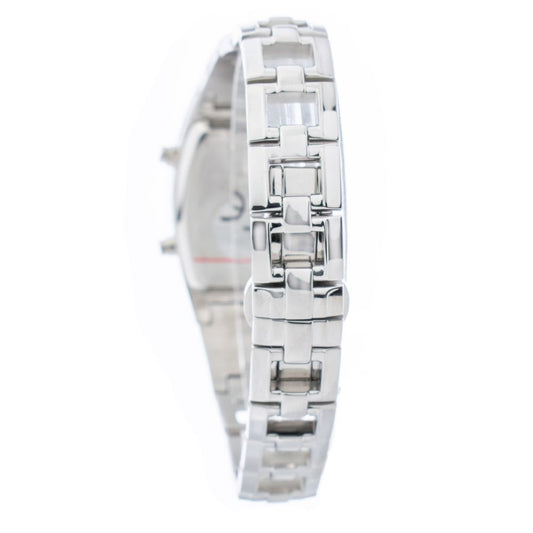 Chronotech Silver Stainless Steel Watch $210.00 Chronotech Luzworld