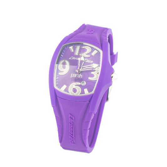 Chronotech Purple Rubber Watch $140.00 Chronotech Luzworld