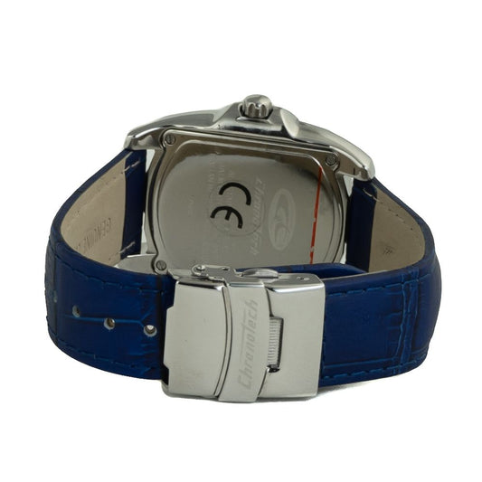 Chronotech Blue Leather Watch $172.00 Chronotech Luzworld