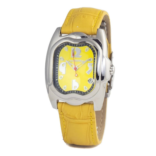 Chronotech Yellow Leather Watch $149.00 Chronotech Luzworld