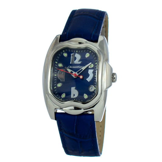 Chronotech Blue Leather Watch $165.00 Chronotech Luzworld