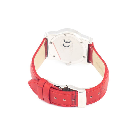 Chronotech Red Leather Watch $165.00 Chronotech Luzworld
