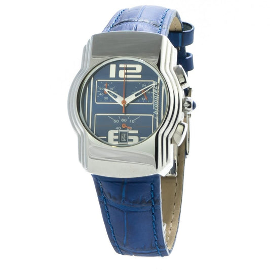 Chronotech Blue Leather Watch $192.00 Chronotech Luzworld
