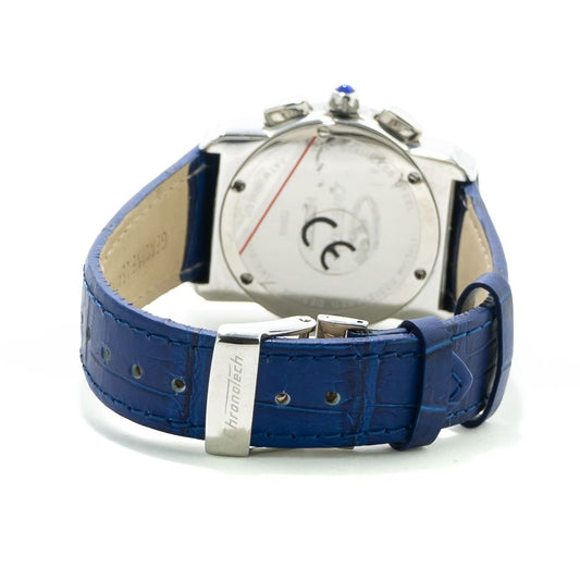 Chronotech Blue Leather Watch $192.00 Chronotech Luzworld
