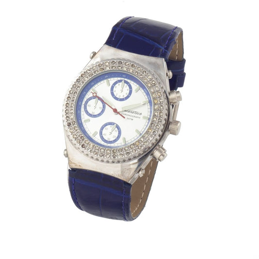 Chronotech Blue Leather Watch $154.00 Chronotech Luzworld
