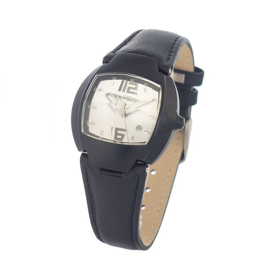 Chronotech Black Leather Watch $140.00 Chronotech Luzworld