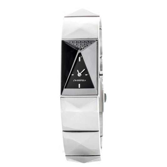 Chronotech Silver Stainless Steel Watch $177.00 Chronotech Luzworld