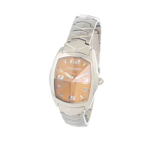 Chronotech Silver Stainless Steel Watch $178.00 Chronotech Luzworld