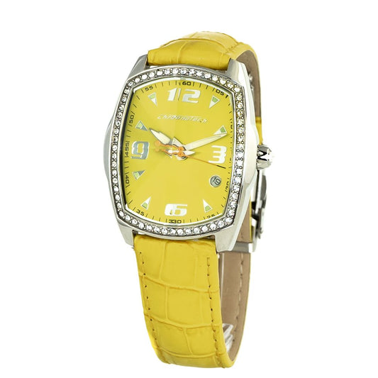 Chronotech Yellow Leather Watch $161.00 Chronotech Luzworld