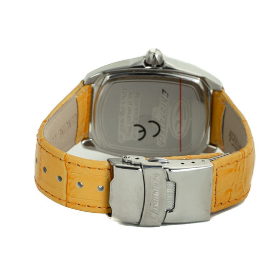 Chronotech Orange Leather Watch $154.00 Chronotech Luzworld