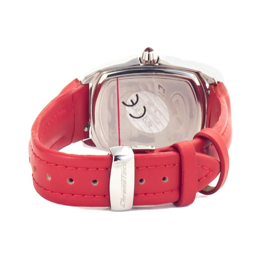 Chronotech Red Leather Watch $172.00 Chronotech Luzworld