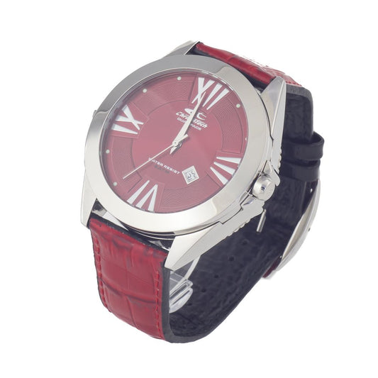 Chronotech Black Leather Watch $564.00 Chronotech Luzworld