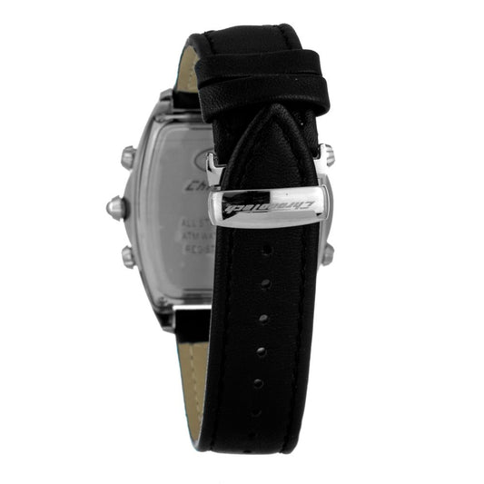 Chronotech Black Leather Watch $587.00 Chronotech Luzworld