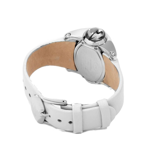 Chronotech White Leather Watch $182.00 Chronotech Luzworld