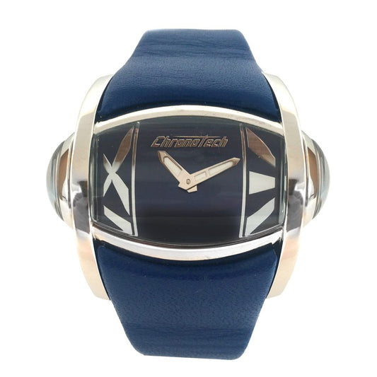 Chronotech Blue Leather Watch $174.00 Chronotech Luzworld