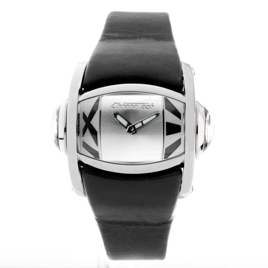 Chronotech Black Leather Watch $181.00 Chronotech Luzworld