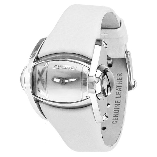 Chronotech White Leather Watch $173.00 Chronotech Luzworld