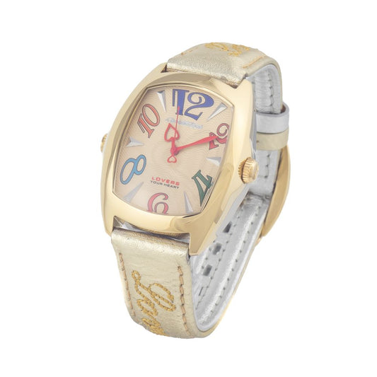Chronotech Silver Leather Watch $192.00 Chronotech Luzworld