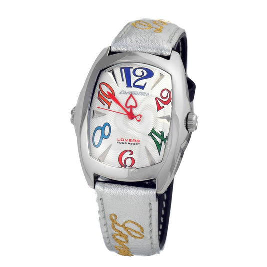 Chronotech Black Leather Watch $214.00 Chronotech Luzworld