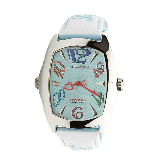 Chronotech Blue Leather Watch $188.00 Chronotech Luzworld