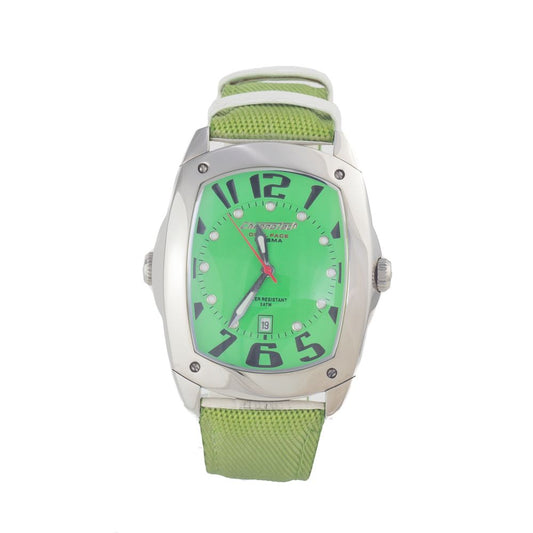 Chronotech Green Leather Watch $187.00 Chronotech Luzworld