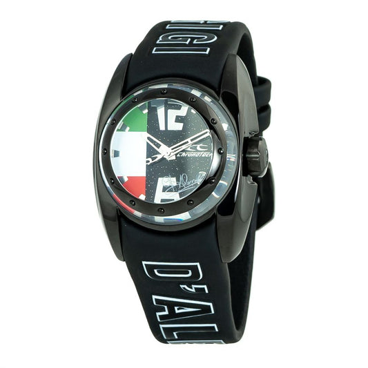 Chronotech Black Rubber Watch $173.00 Chronotech Luzworld