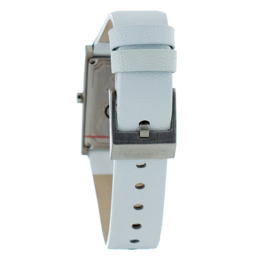 Chronotech White Leather Watch $165.00 Chronotech Luzworld