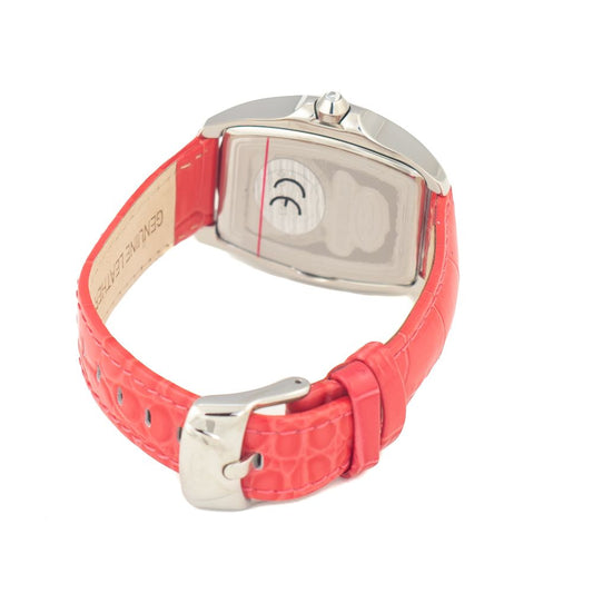 Chronotech Red Leather Watch $156.00 Chronotech Luzworld