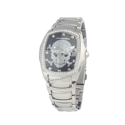 Chronotech Silver Stainless Steel Watch $204.00 Chronotech Luzworld