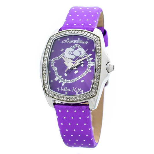 Chronotech Purple Leather Watch $164.00 Chronotech Luzworld