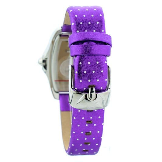 Chronotech Purple Leather Watch $164.00 Chronotech Luzworld