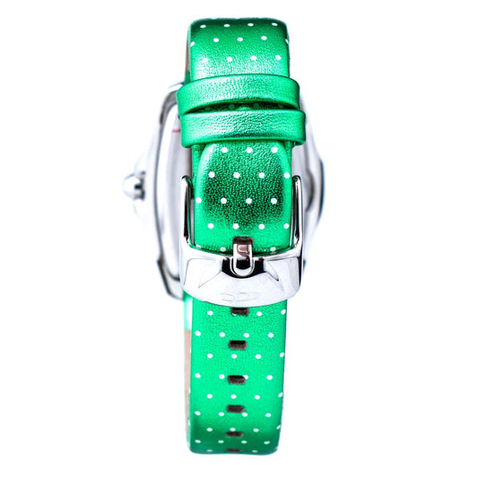 Chronotech Green Leather Watch $164.00 Chronotech Luzworld