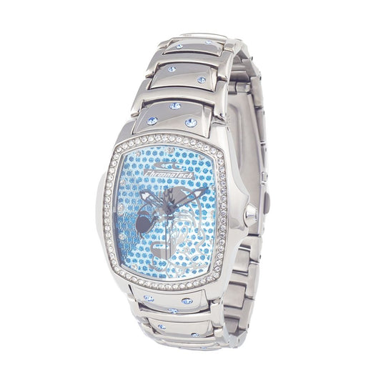 Chronotech Silver Stainless Steel Watch $203.00 Chronotech Luzworld