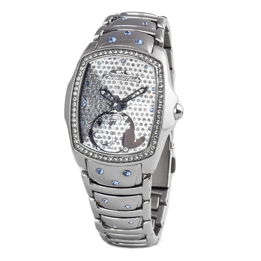 Chronotech Silver Stainless Steel Watch $203.00 Chronotech Luzworld