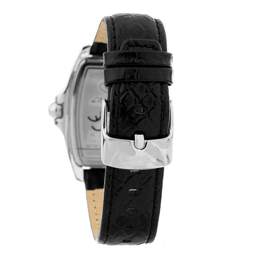Chronotech Black Leather Watch $165.00 Chronotech Luzworld