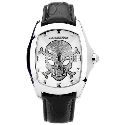 Chronotech Black Leather Watch $165.00 Chronotech Luzworld