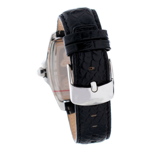 Chronotech Black Leather Watch $165.00 Chronotech Luzworld