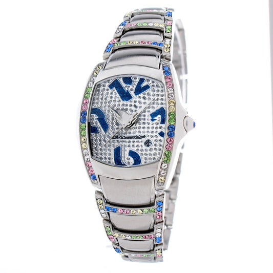 Chronotech Silver Stainless Steel Watch $228.00 Chronotech Luzworld
