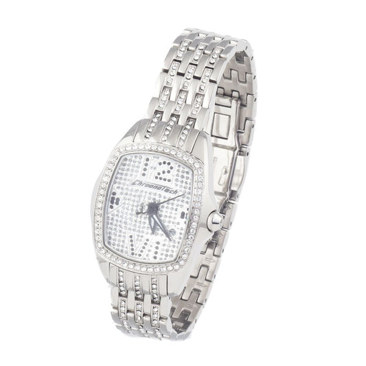 Chronotech Silver Stainless Steel Watch $225.00 Chronotech Luzworld