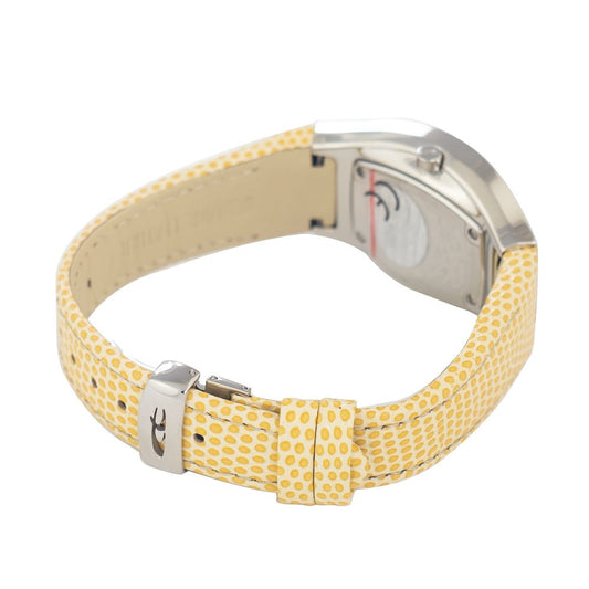 Chronotech Yellow Leather Watch $210.00 Chronotech Luzworld