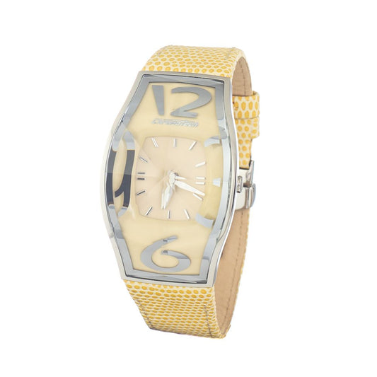 Chronotech Yellow Leather Watch $210.00 Chronotech Luzworld