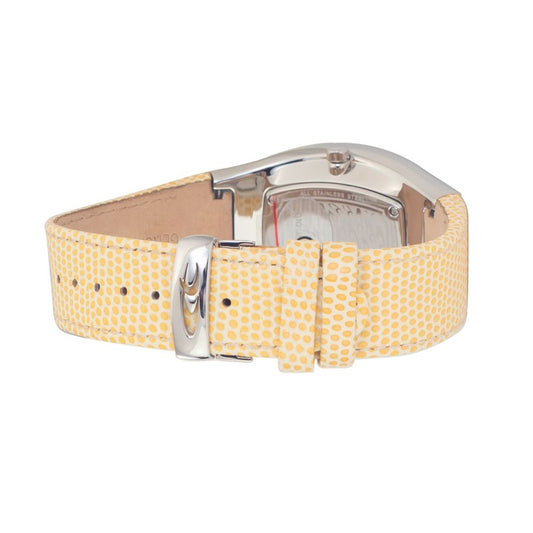 Chronotech Yellow Leather Watch $210.00 Chronotech Luzworld