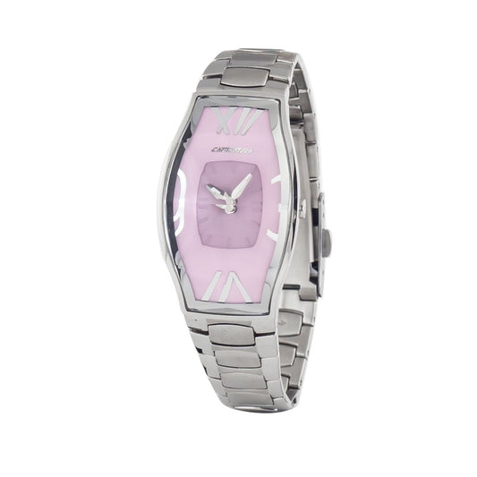 Chronotech Silver Stainless Steel Watch $210.00 Chronotech Luzworld