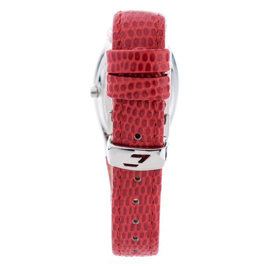 Chronotech Red Leather Watch $420.00 Chronotech Luzworld